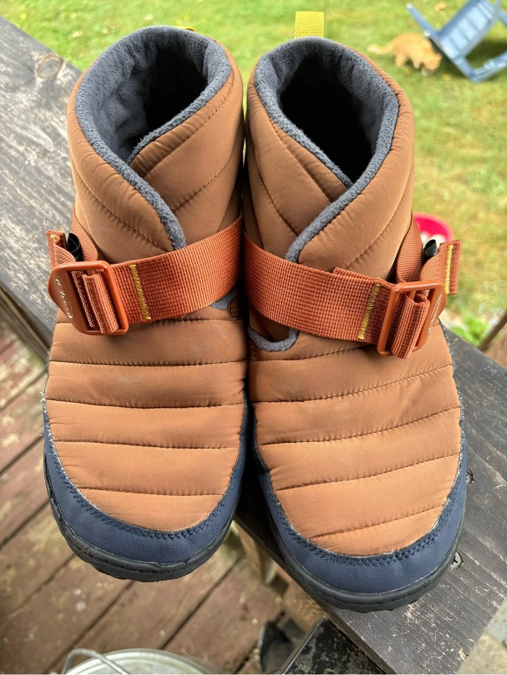 Chaco Ramble Puff Men’s 13 Brown Insulated Camp Shoes Boots Gorpcore